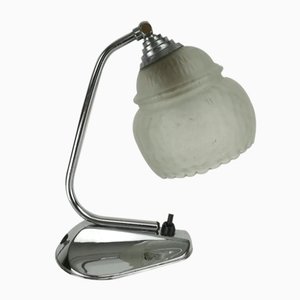 Verchromte Nachttischlampe, 1960er