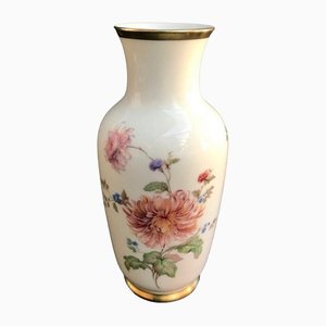 Porcelain Floral Gilding Vase by Gerold Porzellan, Bavaria