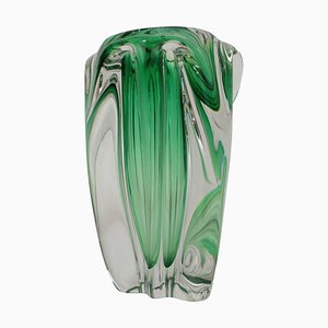 Mid-Century Glass Vase Designed by Josef Hospodka, 1960s