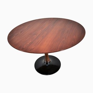 Beech Round Dining Table, 1970s