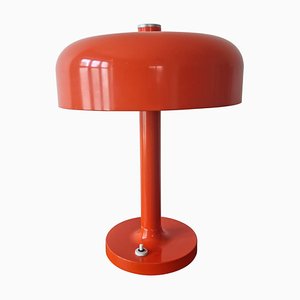 Lámpara de mesa Mushroom Napako Mid-Century en naranja de Josef Hurka, años 70