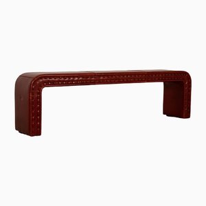 Brown Leather Alfred Bench from Baxter
