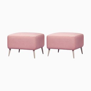 Square Alice Ottomans by Pepe Albargues, Set of 2
