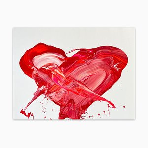 Nikolaos Schizas, Big Heart, 2022, Acrylic on Canvas