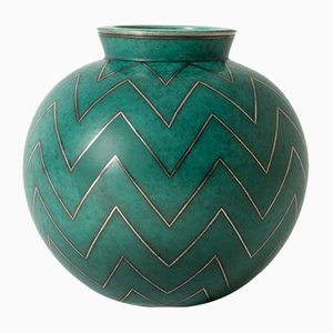 Argenta Vase von Wilhelm Kåge für Gustavsberg