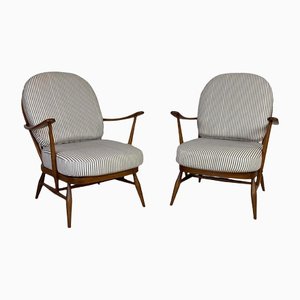 Vintage Windsor Armchairs from Ercol, Set of 2