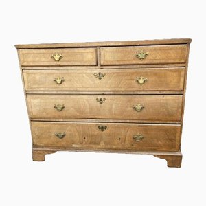 Antique Walnut Chest of Drawers, 18th Century