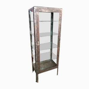 Industrial Cupboard in Iron and Glass
