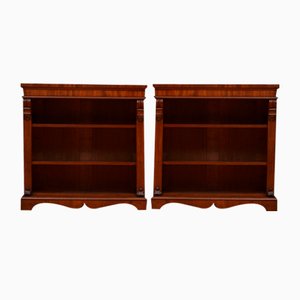 Victorian Open Bookcases in Mahogany, Set of 2