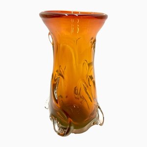 Vintage Orange Vase, Poland