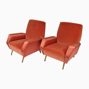 Italian Mod. 803 Armchairs by Gio Ponti for Cassina, 1954, Set of 2