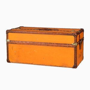 Orange Vuittonite Canvas Trunk Ideal by Louis Vuitton, 1900s