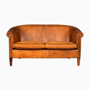 Dutch 2-Seater Sheepskin Leather Sofa