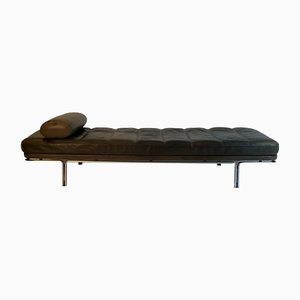 Vintage German Daybed by Horst Brüning for Kill International, Leather and Steel, 1968