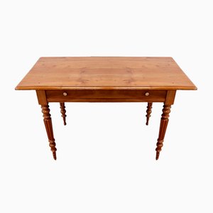 Louis-Philippe Style Cherry Wood Table, 19th-Century