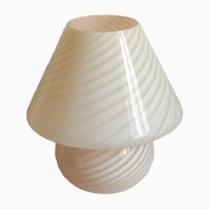 Lampe Mella Vintage en Forme de Champignon en Murano Rose, 1970s