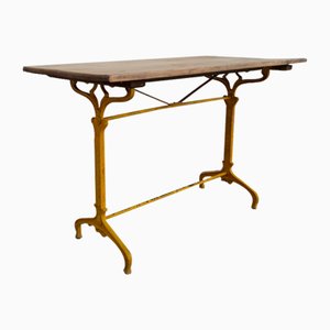 Table de Bistrot avec Socle Art Nouveau