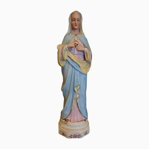 Figurina in porcellana raffigurante la Madre di Dio, anteguerra