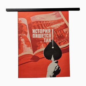 Vintage USSR Communist Propaganda Poster