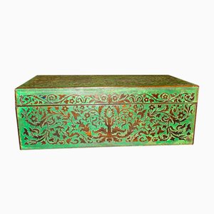 English Boat Box or Chest in Tropical Wood