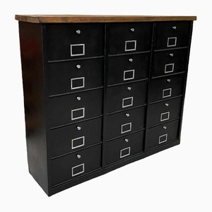 Cabinet with 15 Metal Flaps