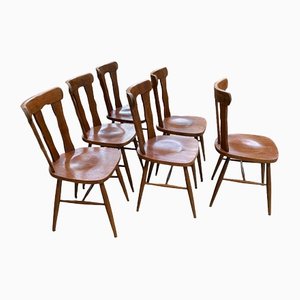 Wooden Dining Chairs, Set of 6