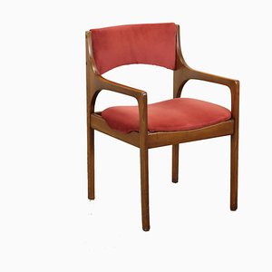 Beech Chair with Armrests, 1960s