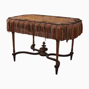 French Ebonised and Gilt Center Table