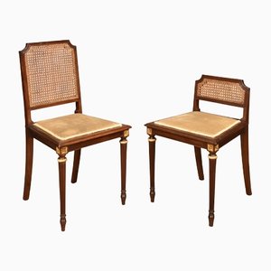 Mahogany Side Chairs, Set of 2