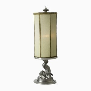 Pewter Table Lamp from Gab