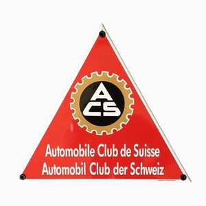 Enamel Sign from TCS Switzerland