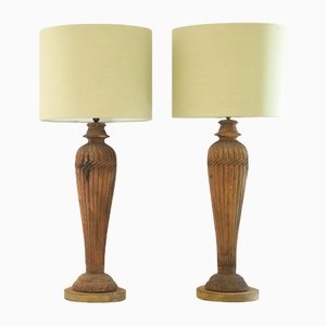 Anglo Indian Column Lamps by Kb Studio, Set of 2