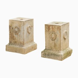 Antique Pedestals in Terracotta by Blashfield, 1850, Set of 2