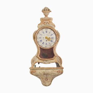 Horloge du Cartel Rococo avec Support, Suède, 1760