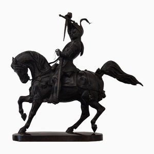 Reiter Skulptur aus Bronze von Carlo Marochetti