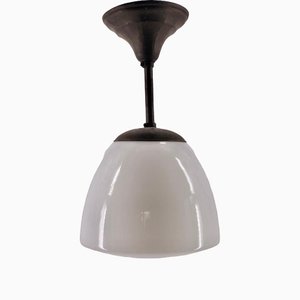 Art Deco Opaline Pendant Lamp