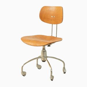 Wood Swivel Chair Se40 by Egon Eiermann for Wilde & Spieth, 1950s