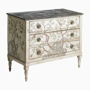 Late 19th Century Hand-Painted Tuscan Chest of Drawers