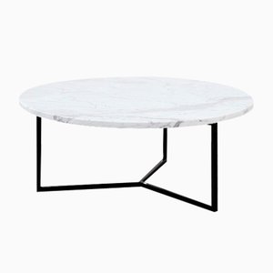 M White Oval Coffee Table by Uncommon