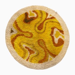 Yellow Amoebe Carpet from Desso