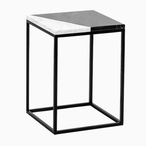 Small White Cut Side Table by Uncommon