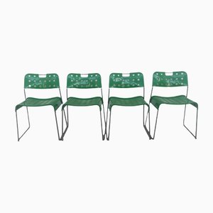Omstak Stühle von Rodney Kinsman für Bieffeplast, 1970er / 80er, 4er Set