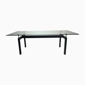 Vintage Glass LC6 Dining Table from Cassina