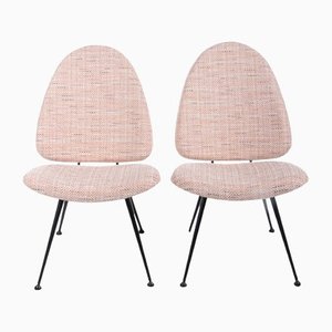 Set of Vintage Chairs with Metal Legs, 1960s