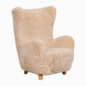 Poltrona Teddy Bear Mid-Century di Mogens Lassen, Danimarca