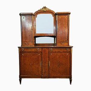 Louis XVI Burrwood and Marquetry Sideboard, 1850s