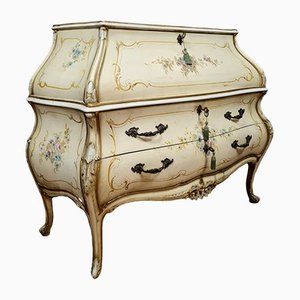 Louis XV Scriban Chest of Drawers in Lacquered Wood, 1880-1900