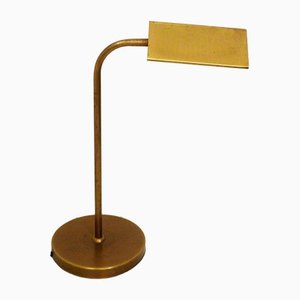 Large Golden Table Lamp, 1980s