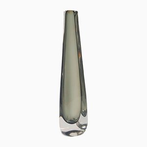 Mid-Century Scandinavian Sommerso Glass Dusk Series Vase by Nils Landberg for Orrefors, Sweden, 1960s