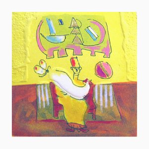 Tonino Guerra, Principe Orientale II, Radierung und Aquatinta